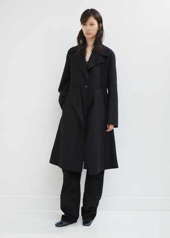 Felted Double Wool Coat