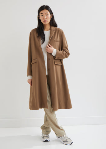 Wool A-Line Coat
