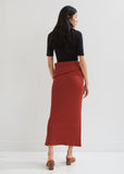 La Jupe Sadhia Wool Ribbed Skirt