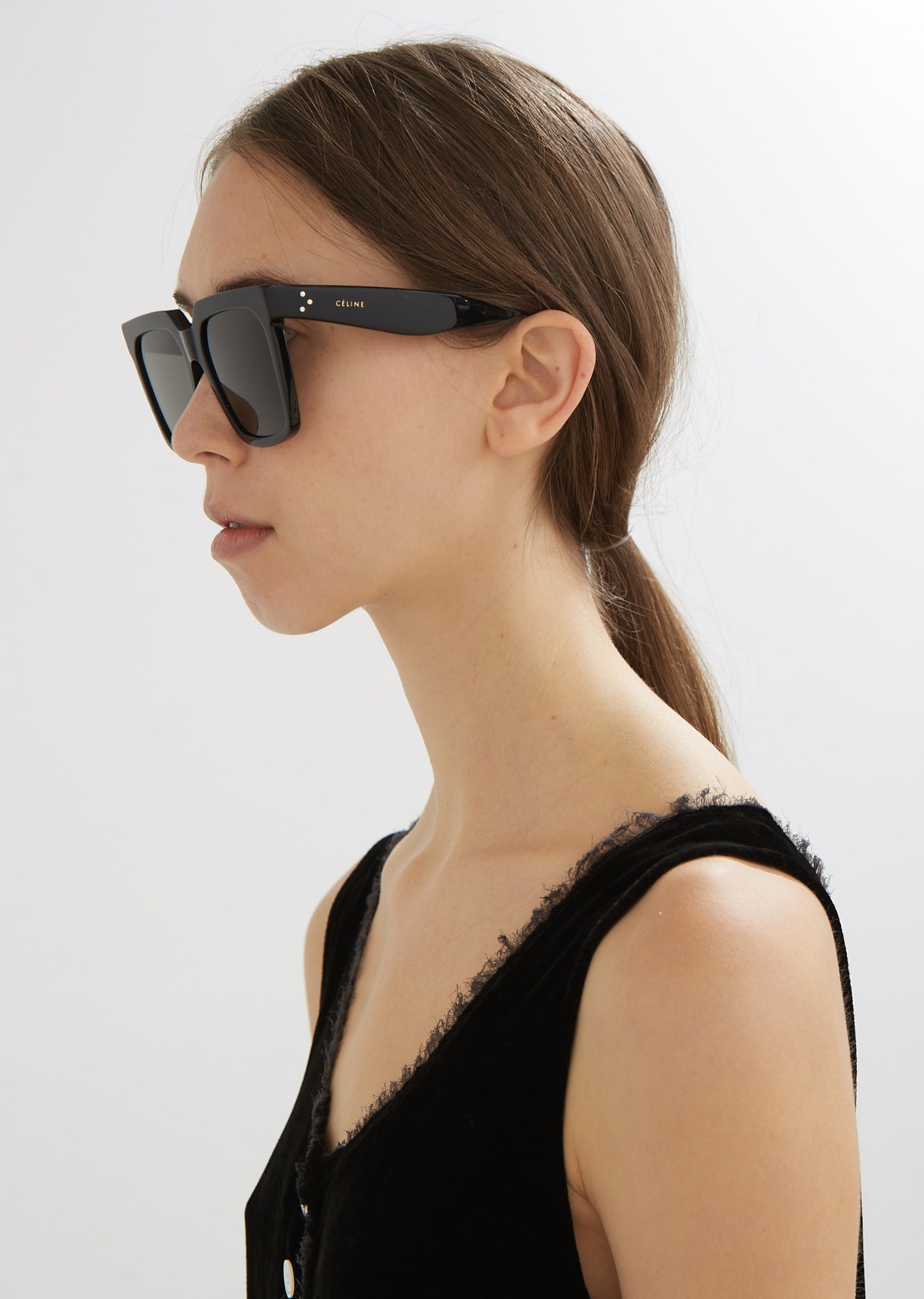 Oversized Square Sunglasses by Céline- La Garçonne
