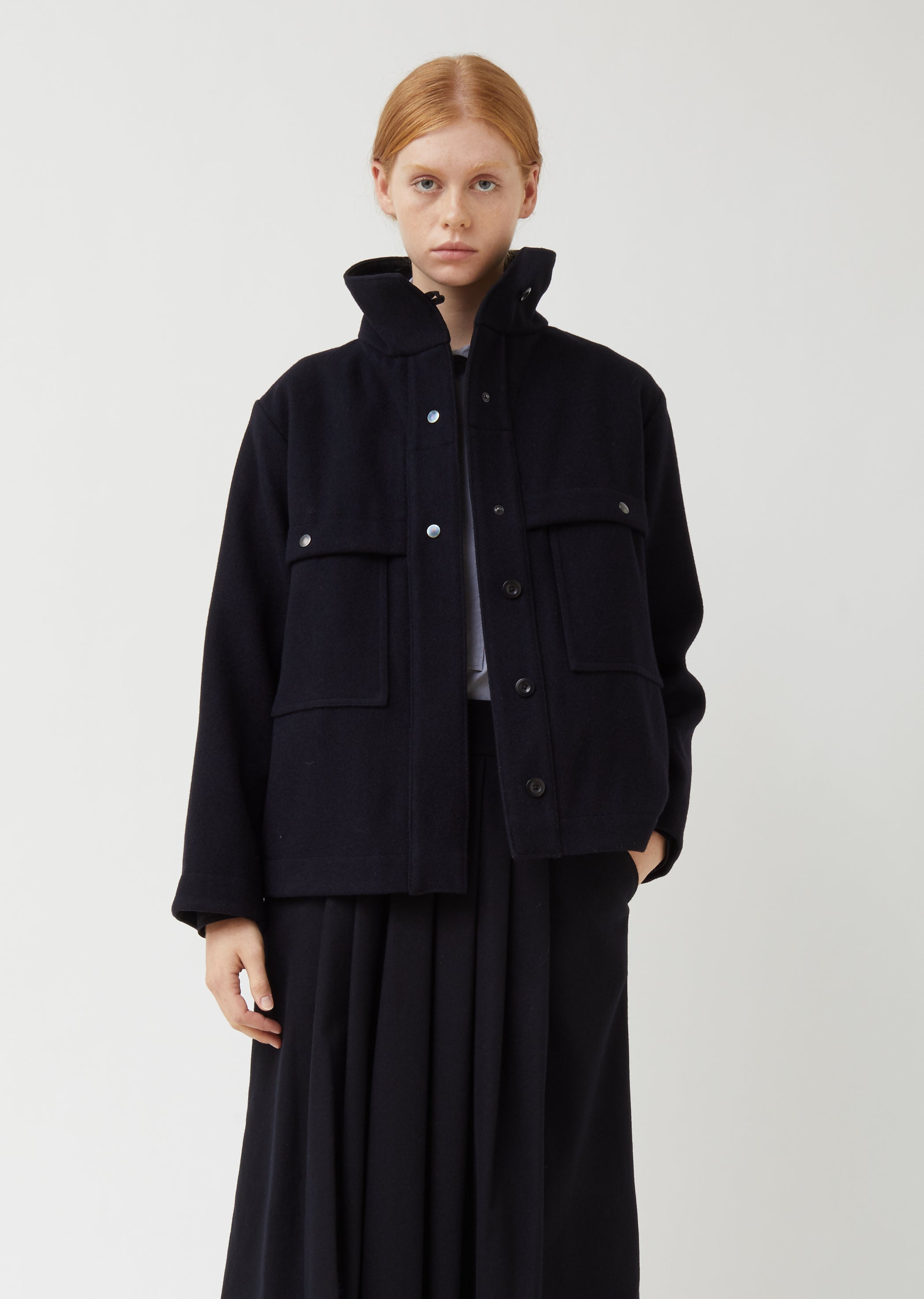 MHL High Collar Jacket – La Garçonne