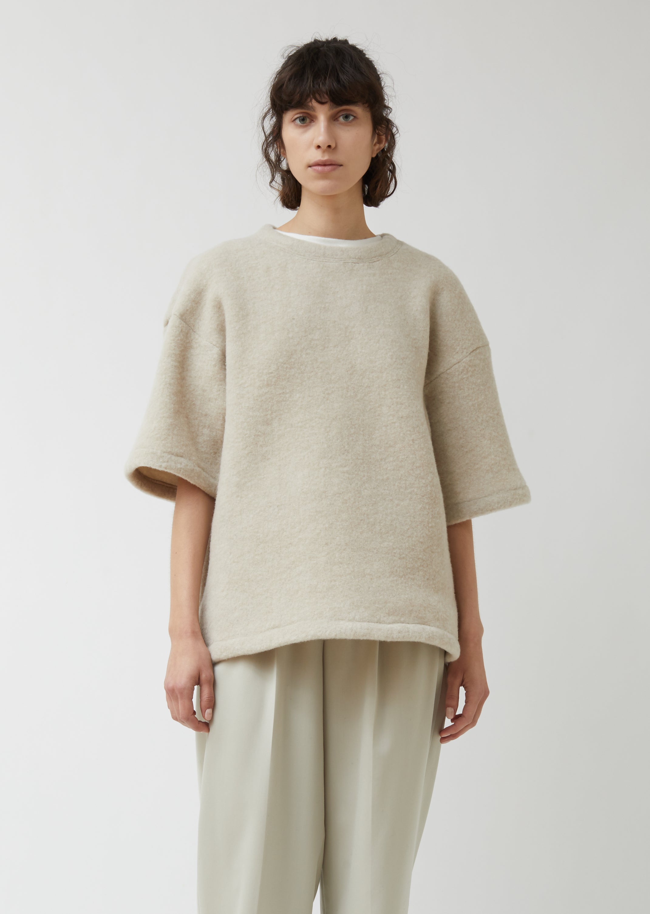 Felted Wool Pullover – La Garçonne