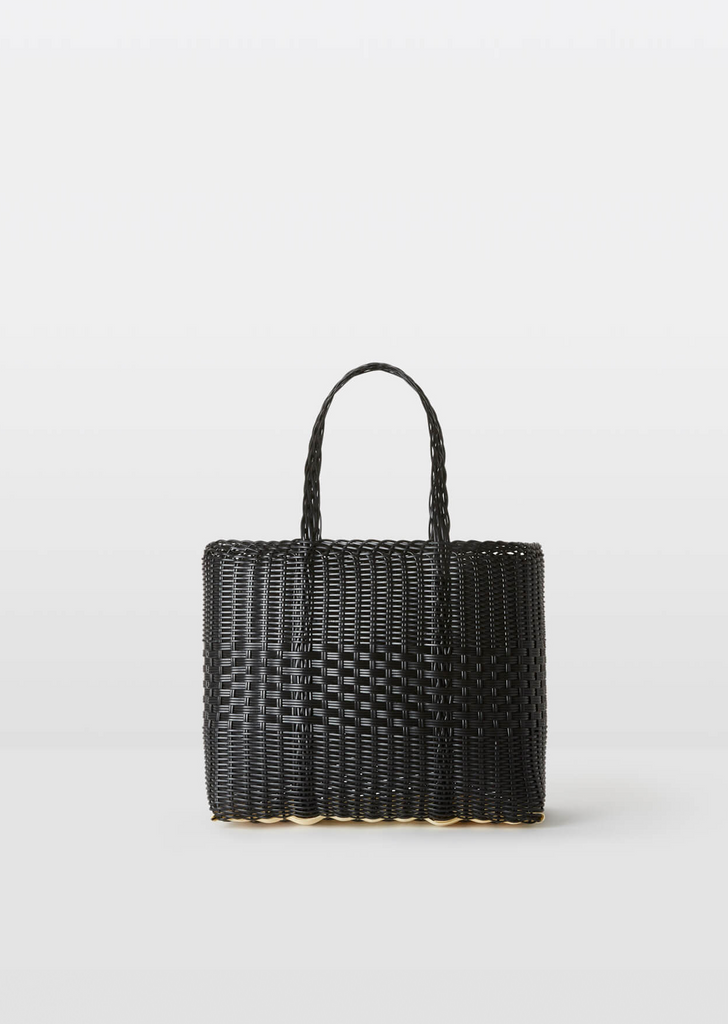 Lace Tote Bag Small — Black