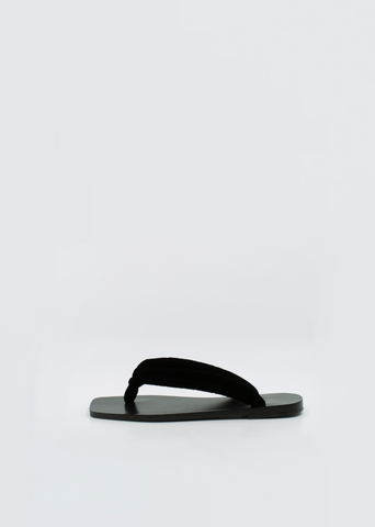 Swan Sandal — Black