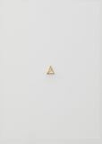 3D Diamond Triangle Earring 02 10mm