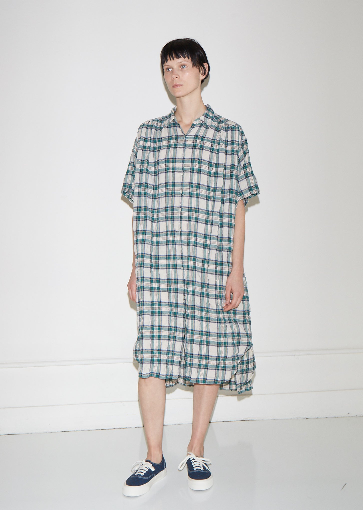 oversized checked shirt dress ASOS Design - Boxy Oversized Mini Shirt Dress - Women - Cotton/Polyester - 4 US