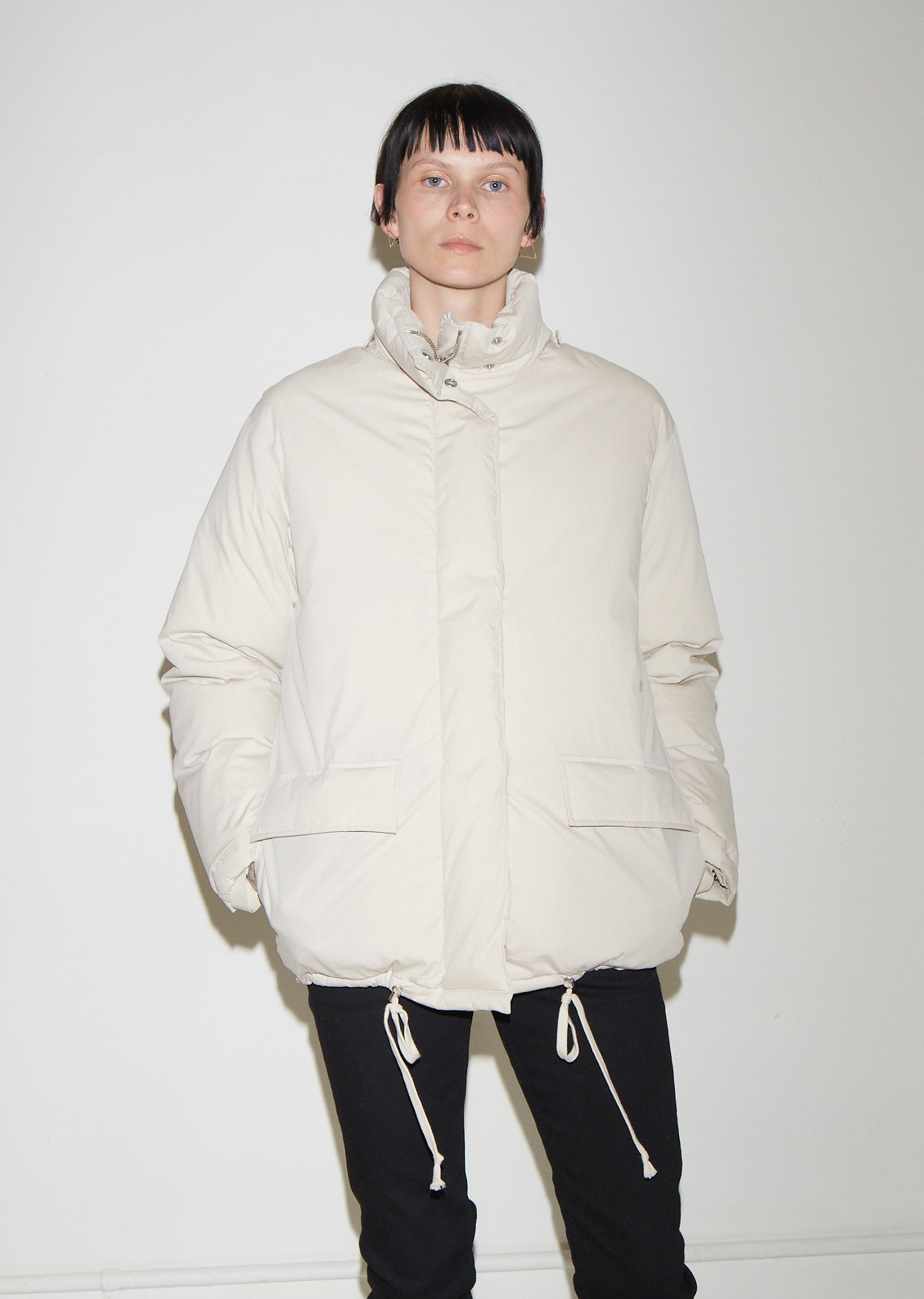Convertible Cotton Puffer Jacket by Helmut Lang- La Garçonne