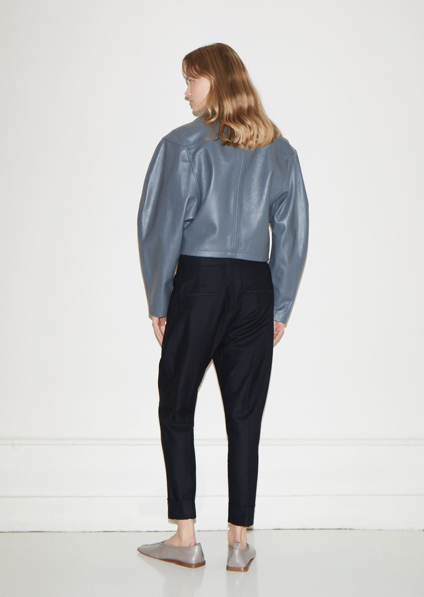 Compressed Leather Blouson - Ready to Wear