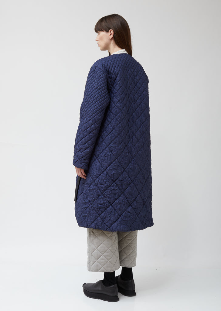 Clecy Wrinkled Quilting Coat