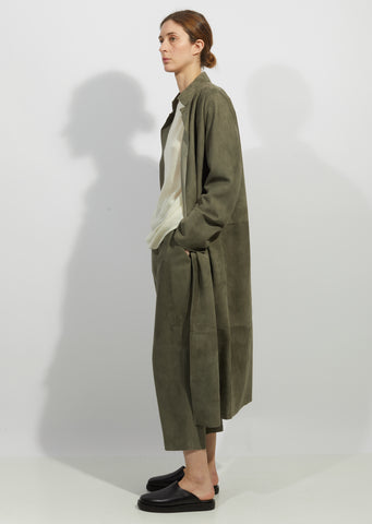 Long Suede Coat