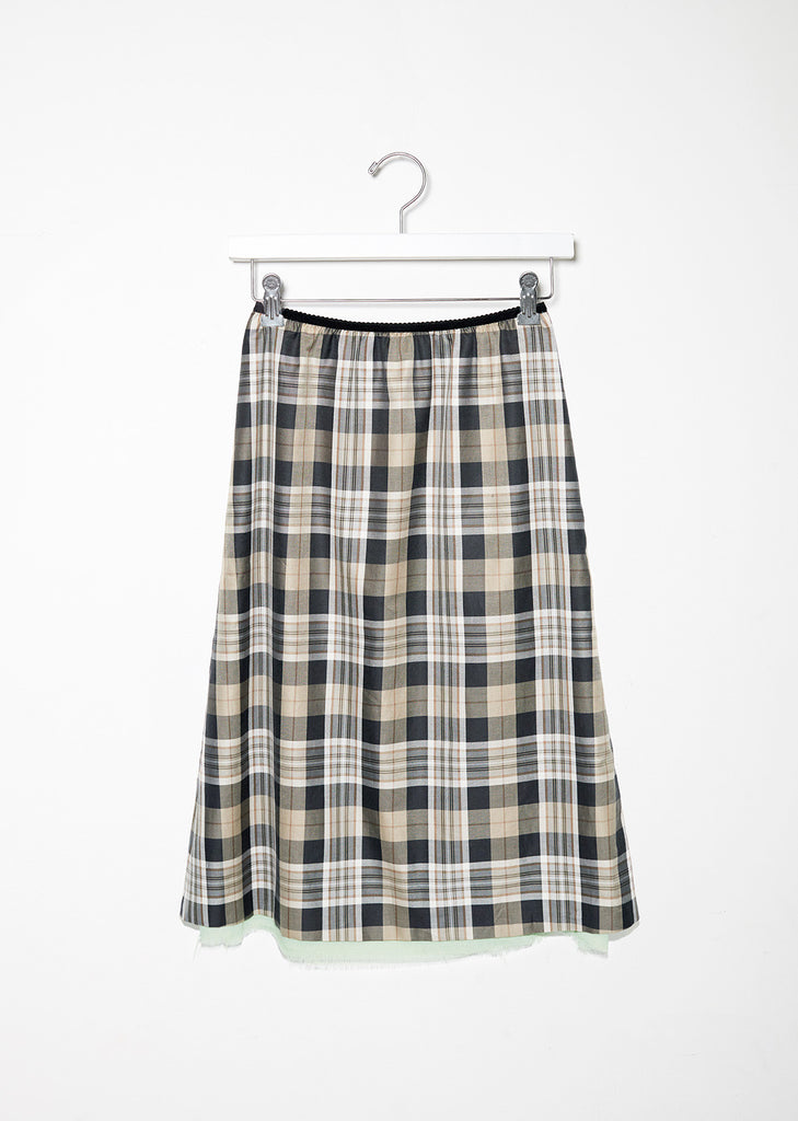 Reversible Wool Gauze Skirt