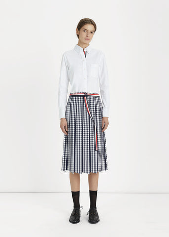 Trompe L'Oeil Pleated Skirt