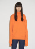 Wool and Cashmere Logo Turtleneck Sweater