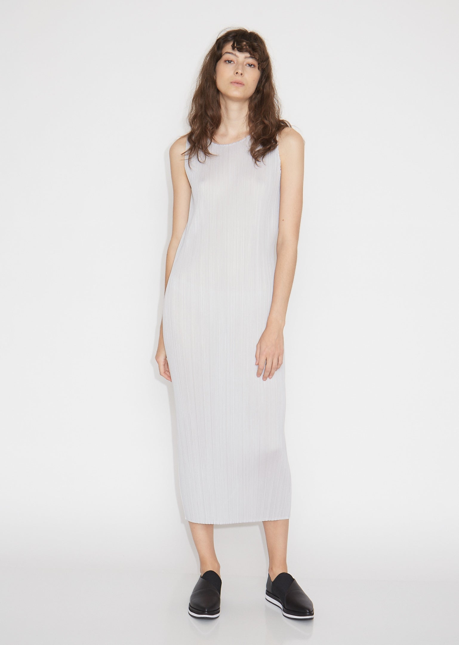 Pleated Basic Tank Dress by Pleats Please Issey Miyake- La Garonne Pleated Basic Tank Dress by Pleats Please Issey Miyake- La Garonne