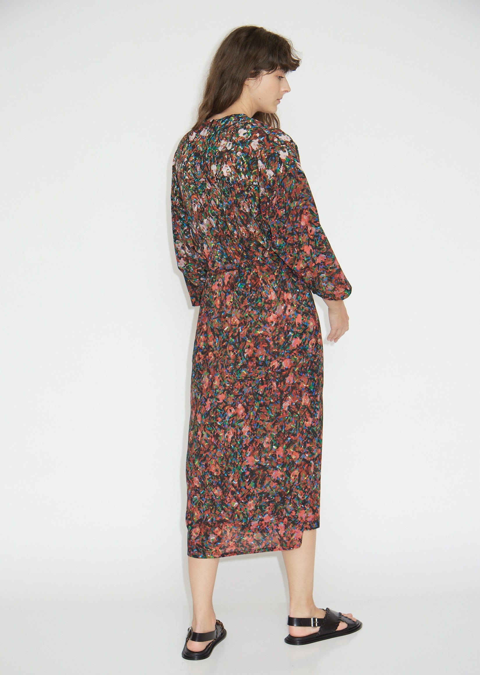 anntian silk dress Silk Dress in PRINT G | Anntian