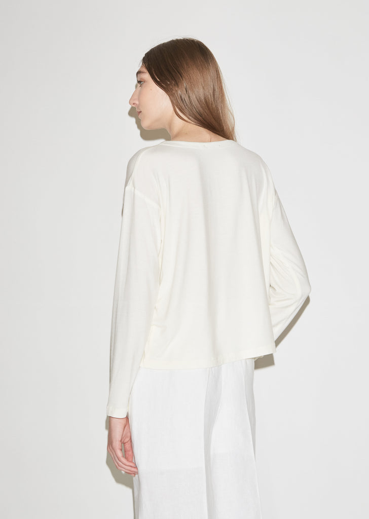 Tanfen Soft Jersey Long Sleeve Top