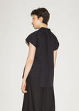 Open-Necked Button Front Shirt