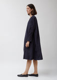 Pyj Rouch Dress in Navy