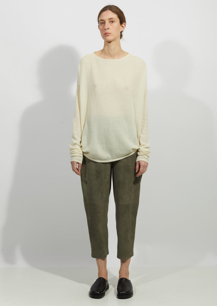 Cashmere & Silk Circle Sweater