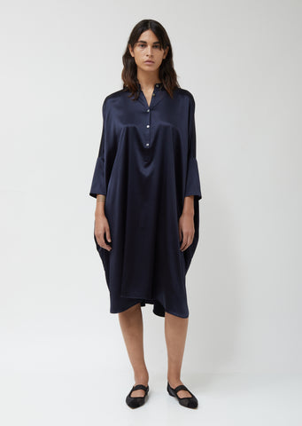 Big Square Silk Dress