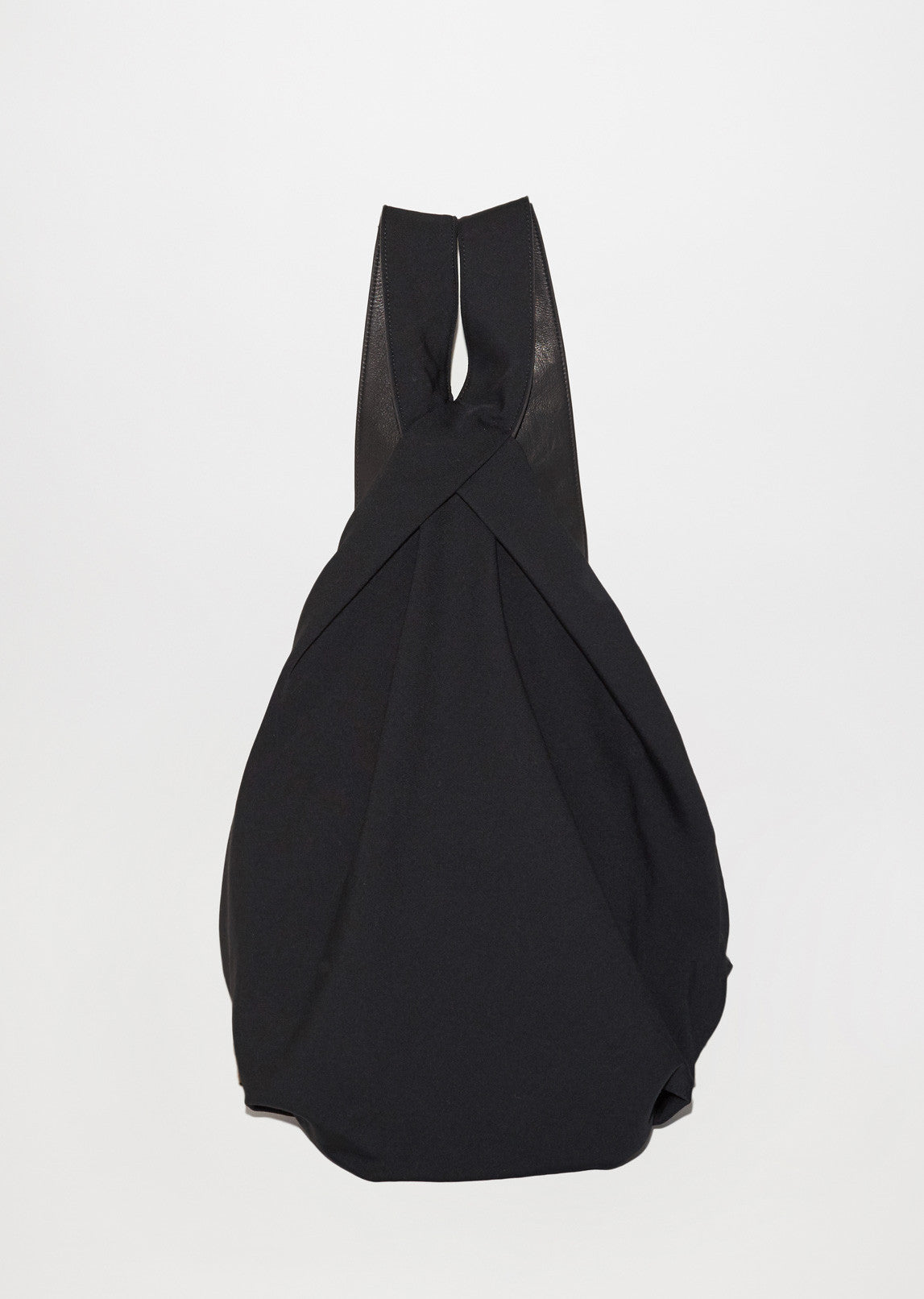 Wrinkle Gabardine Drape Backpack by Yohji Yamamoto - La Garçonne