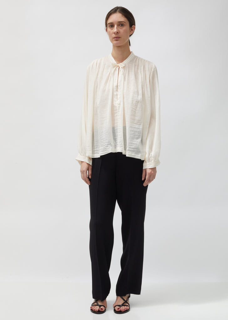 Cotton & Silk Voile Bohemian Shirt