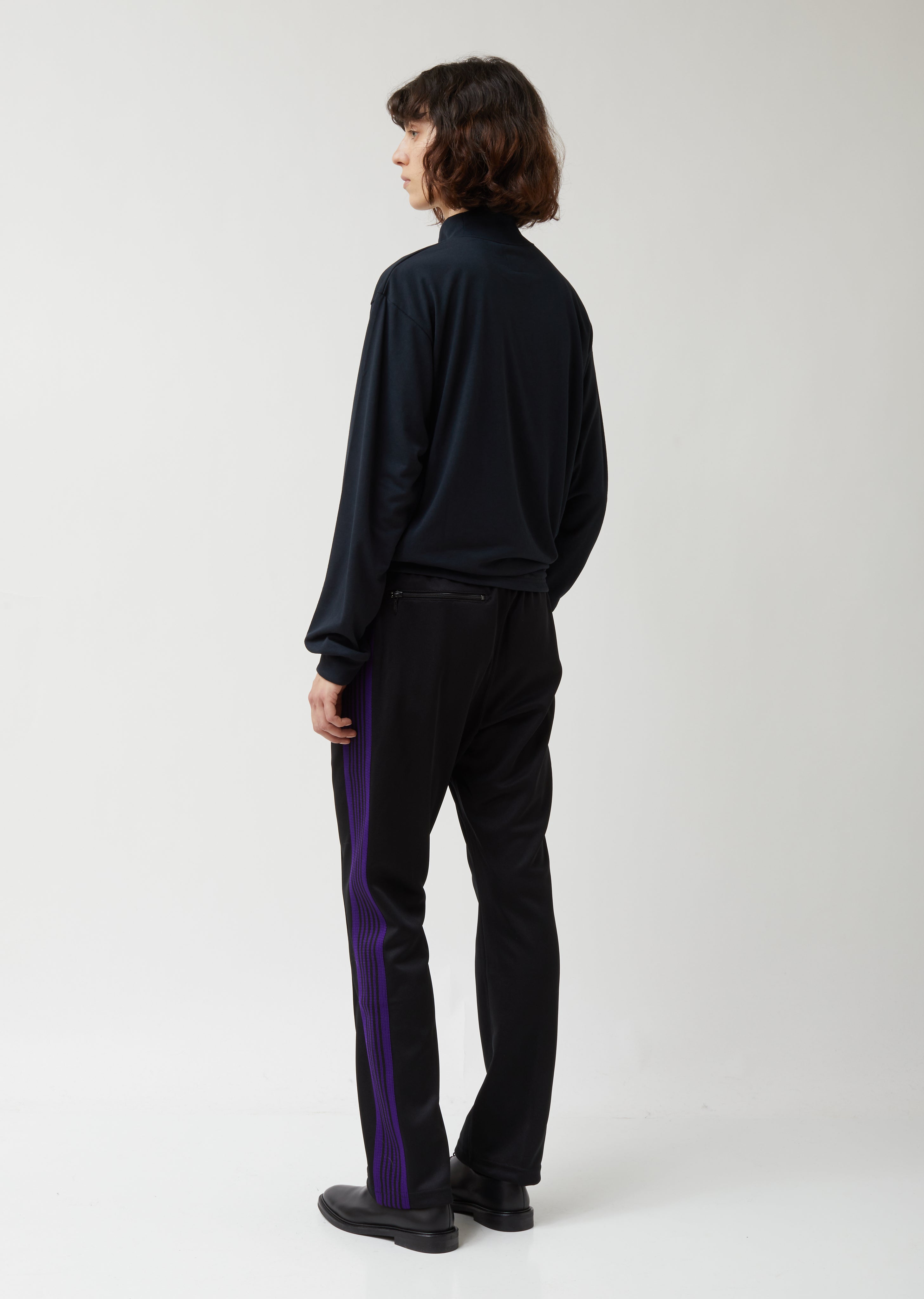 Poly Smooth Narrow Track Pant - X-Small / Black