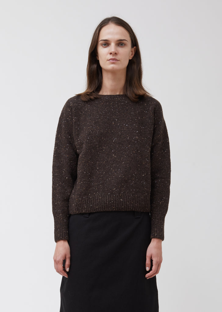 Donegal Crew Neck Cashmere Sweater
