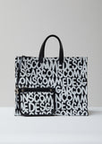 Printed Synthetic Leather Tote Bag