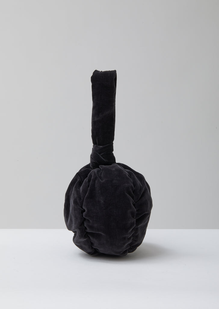 Black Velvet Purse Bag