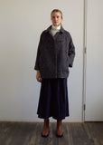 Yuki Fubuki Wool Double Breasted Half Coat
