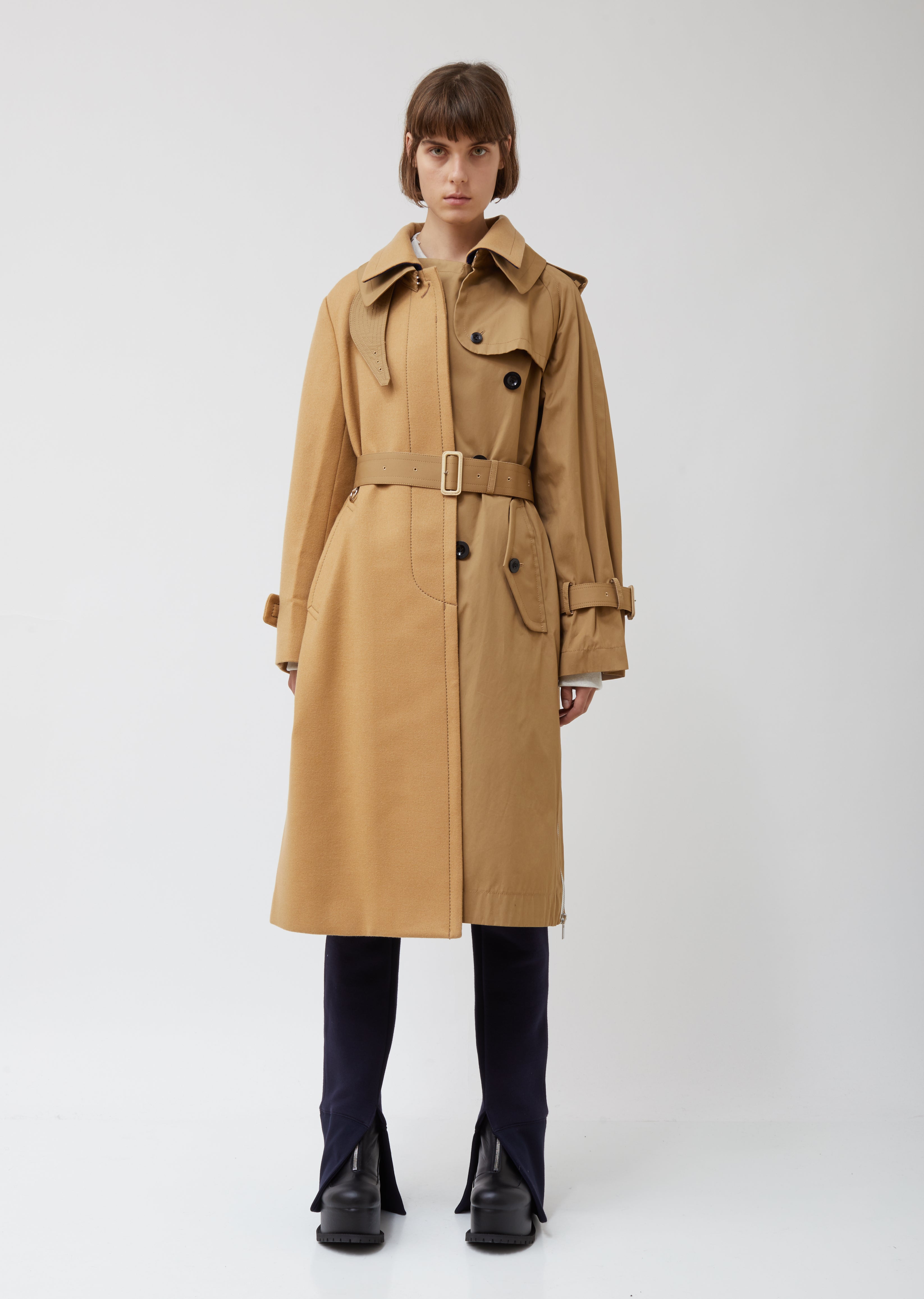 ジャケット・アウター Sacai Cotton Gabardine Wool Melton Coat 178_08.29.19_55_1821.jpg?v=