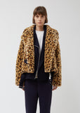 Leopard Faux Fur Jacket