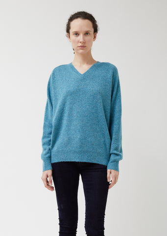 New Mens V-Neck Wool Sweater