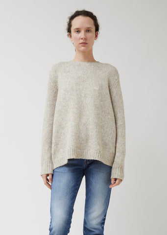 Wool Slouchy Crewneck