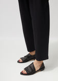 Cut-Out Leather Flats
