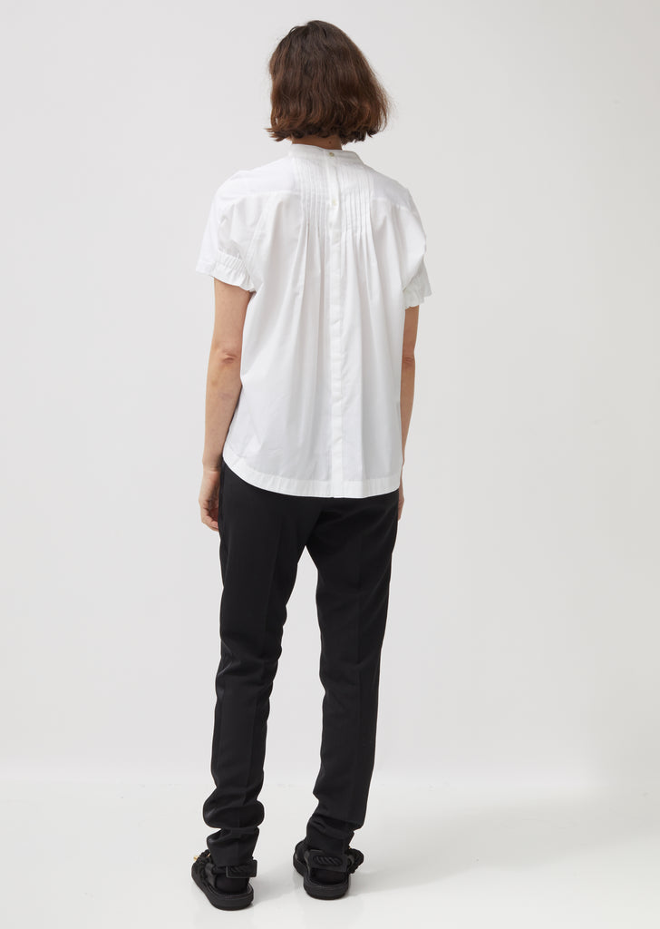 Cotton Jersey & Poplin T-Shirt