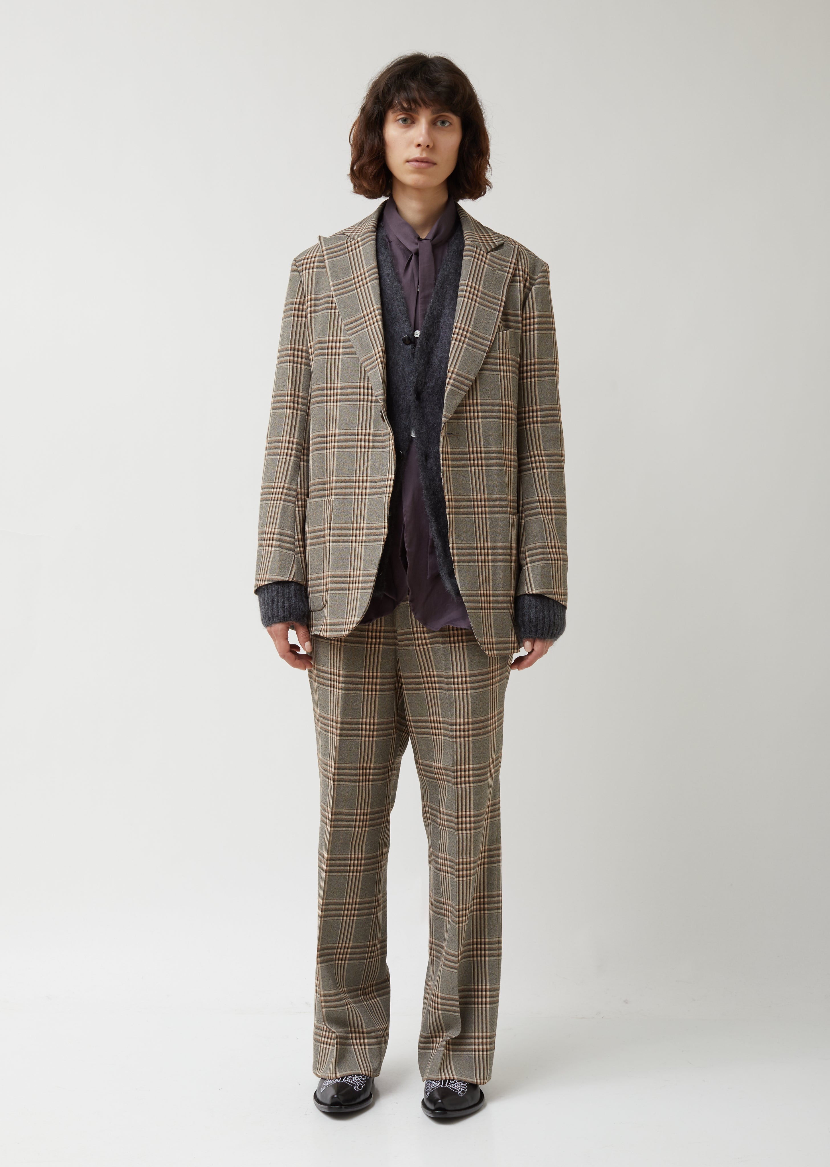 W/P TWILL LAPEL 1B JACKET