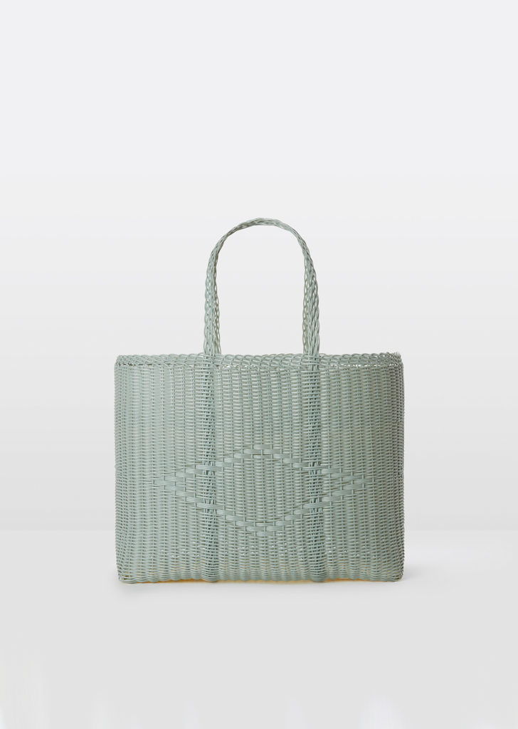 Basket Tote Bag Large — Eucalyptus