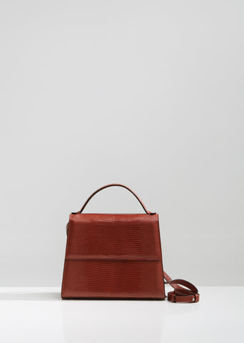 Lizard Top Handle Bag