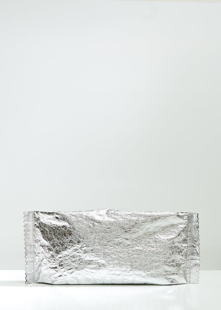 Crinkled Silver Candy Bag