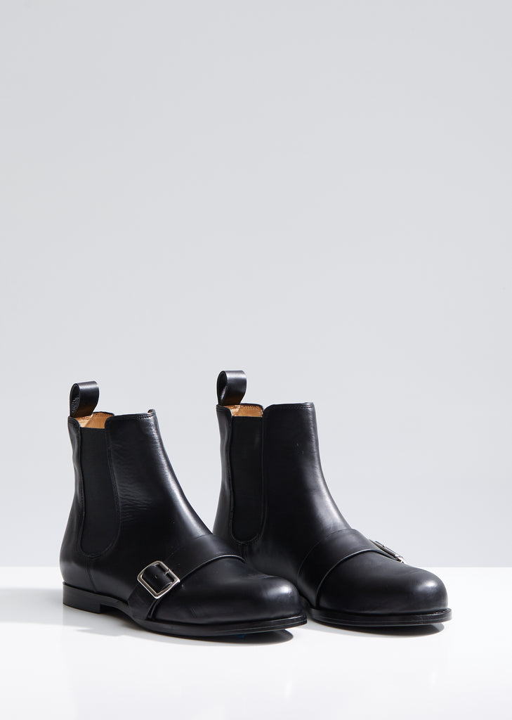 Chelsea Ankle Boots with Buckle