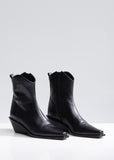 Heeled Western Ankle Boots