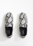 Steer Python Print Slip On Sneakers