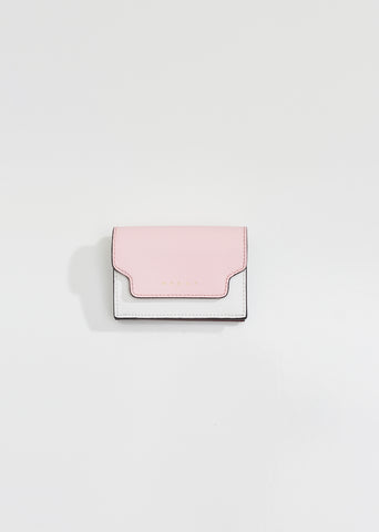 Colorblocked Square Wallet