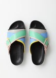 Alpha Beach Colorblock Slides