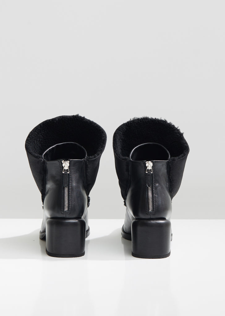 Litava Leather Shearling Boots
