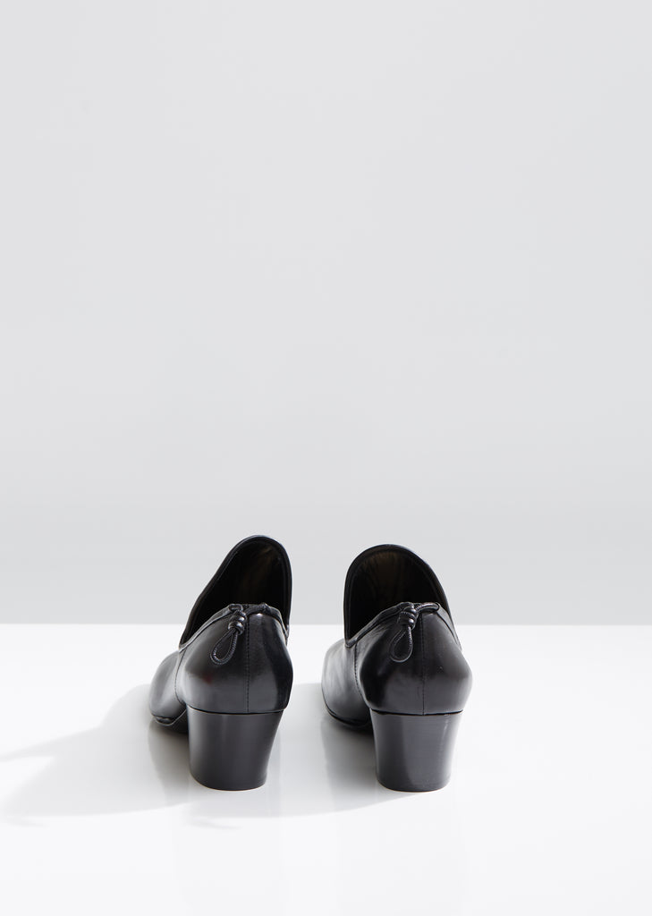 Soft Leather Heeled Loafers