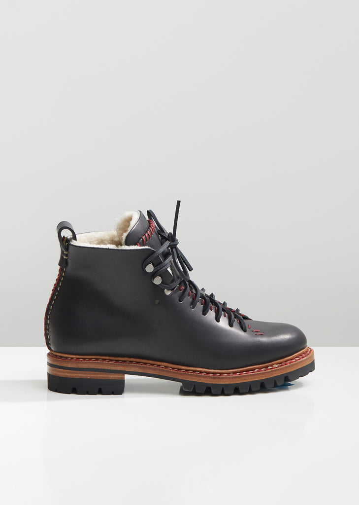 Whipstitch Hiker Wool Boots