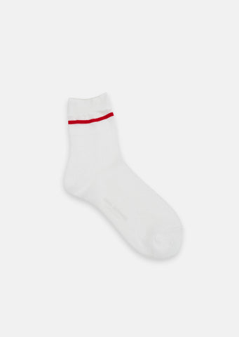 Delicate Nylon Striped Socks